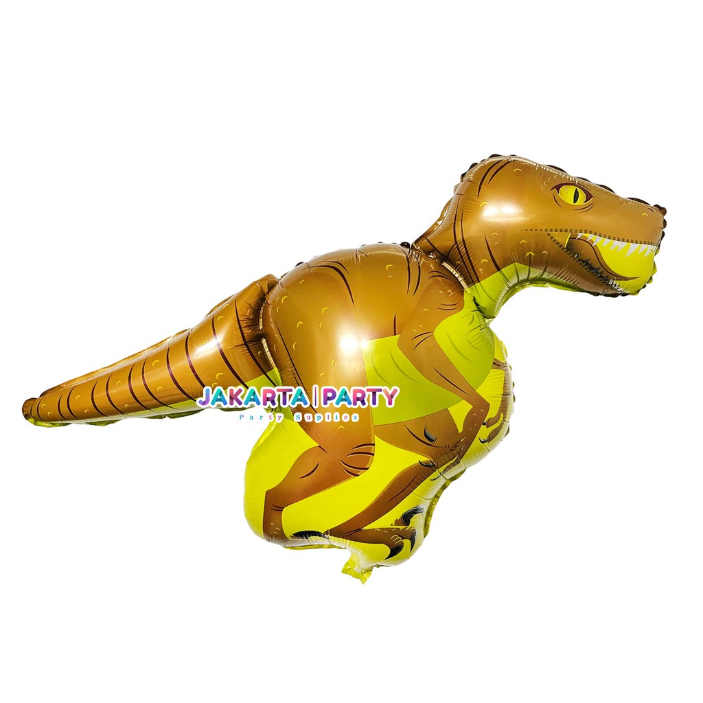 Balon Foil Dino / Balon Karakter Dinosaurus / Balon Velociraptor JUMBO