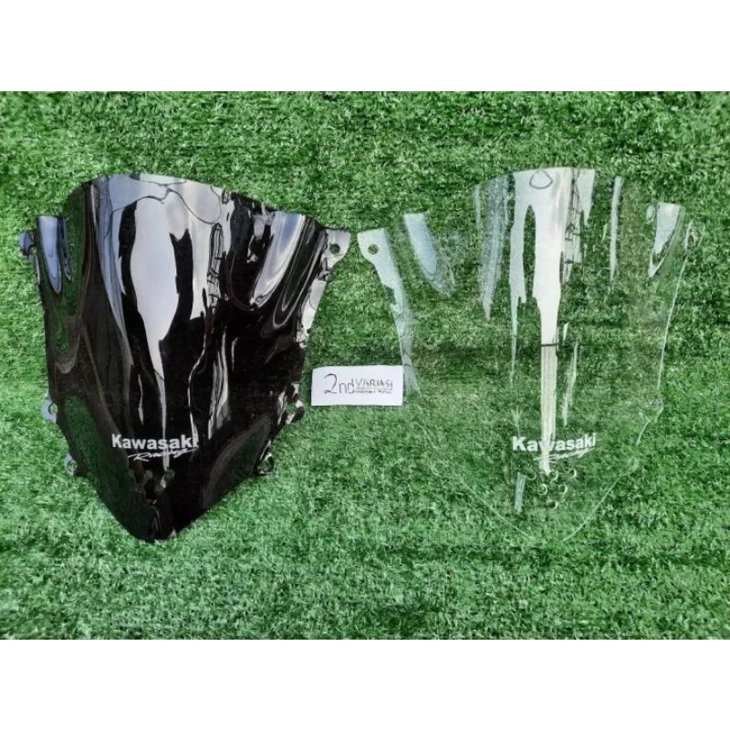 VISOR JENONG NINJA RR NEW - HITAM TRANSPARAN
