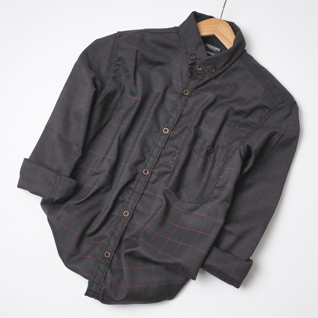 Kemeja Flanel Pria Lengan Panjang Kemeja Flanel Kerja Kantoran Flanel