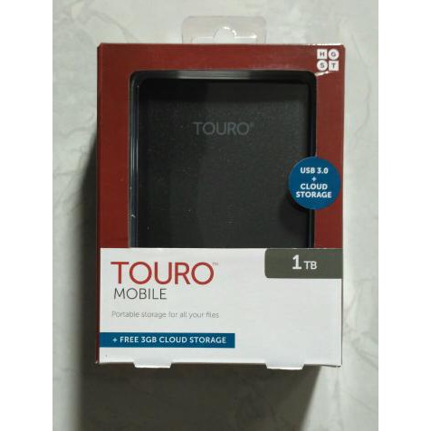 Hitachi Touro Mobile 1TB harddisk / hdd / hard disk external 1 tb