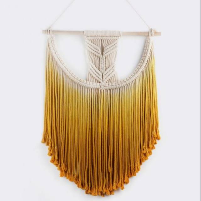 READY STOK) macrame Hiasan dinding ombre / macrame wall hanging (HD 049)