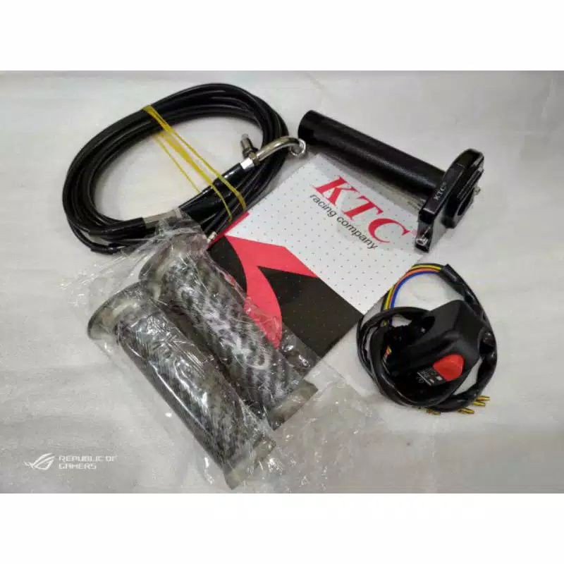 GAS SPONTAN KTC TALI GAS UNIVERSAL R15 CBR 150 GSX AEROX NMAX XABRE R25 PAKET GAS SPONTAN HANDGRIP