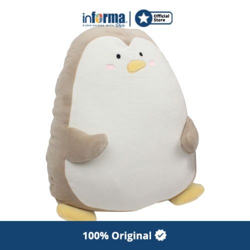 Sofa-Bantal- Informa- Bantal Sofa - Cushion Penguin Brown 37Cm -Bantal-Sofa.