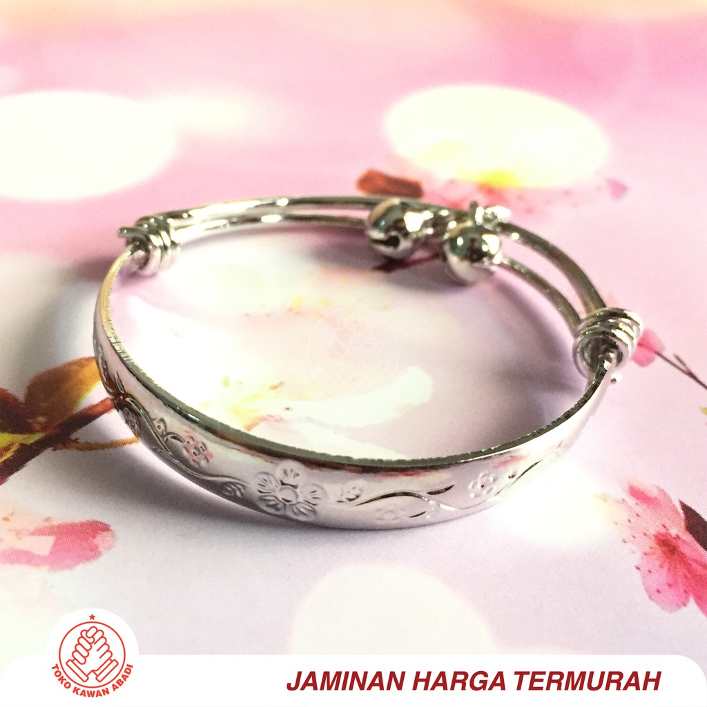 Gelang Tangan Xuping Gold Silver Anak Bayi Perempuan *01