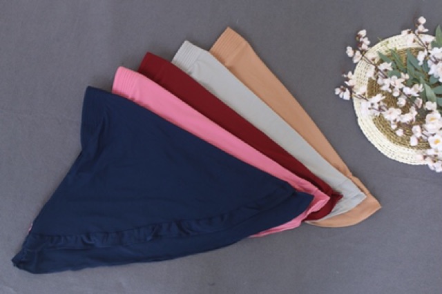 Jilbab Couple NADHIF Size Xs SML | Bergo rempel | Jilbab jersey premium | Jilbab Couple