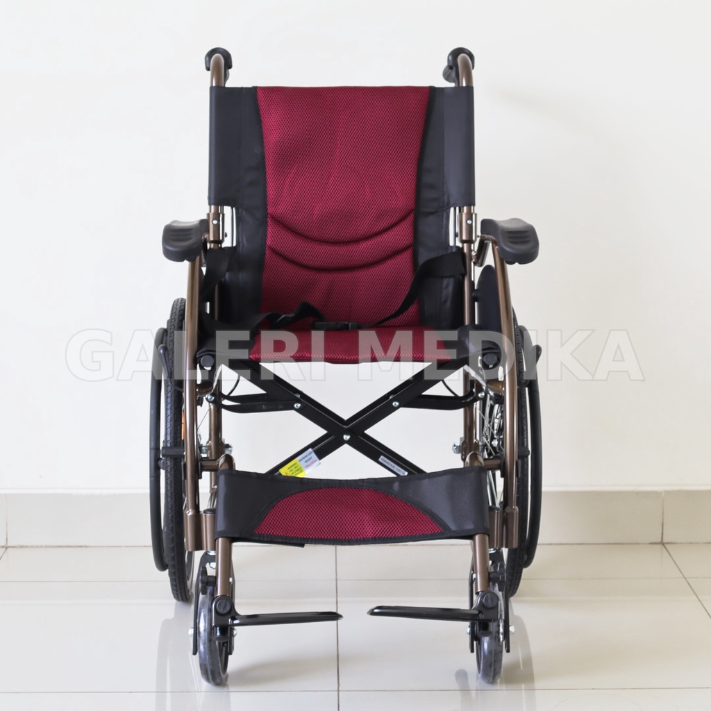 Kursi Roda Aluminium Avico Apollo - Aluminium Wheelchair Bisa Lipat (KHUSUS GOJEK)