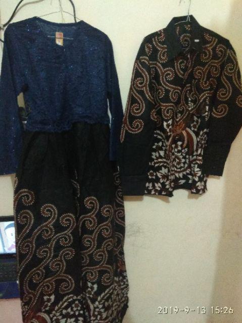 Batik Couple Syahrini Barak Modern Kekinian Kerja Kantor Kondangan Party Pesta Couple Janaka