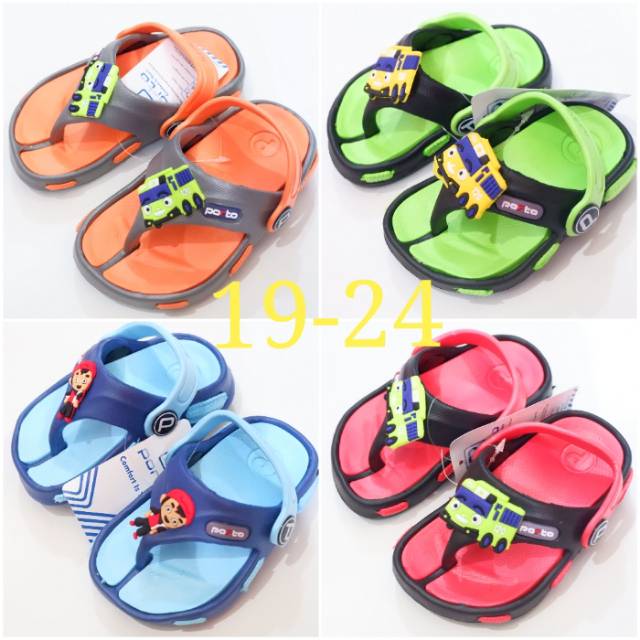Sandal Jepit Tali Porto 602 Size 19-24 Sandal Anak Bayi Laki