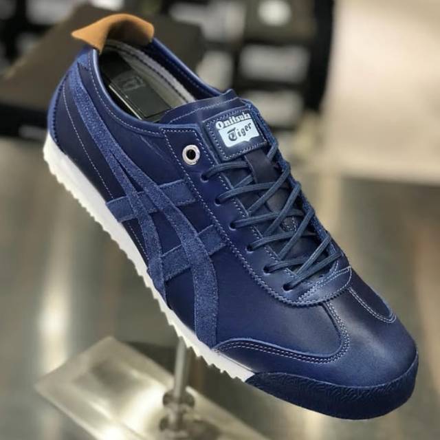 Onitsuka Tiger Mexico 66 Sd Midnight Blue Midnight Blue Shopee Indonesia