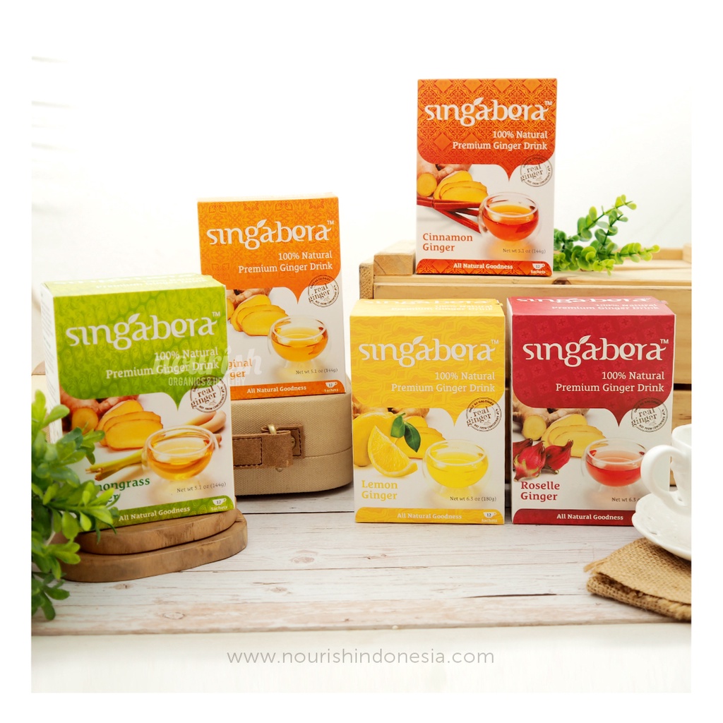 Singabera Premium Ginger Drink (Minuman Jahe Premium) Lemon