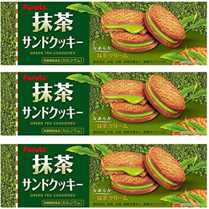 Furuta Uji Macha Sand Green Tea Cookies 85 gram