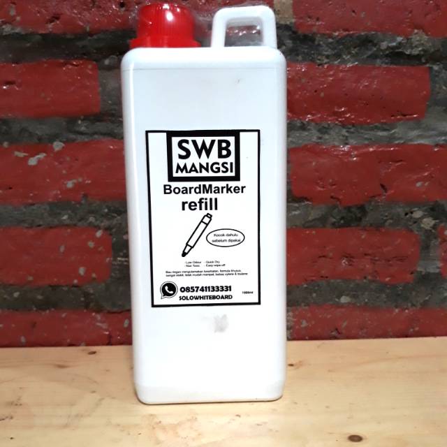 

Boardmarker Refill / Tinta isi ulang spidol papantulis whiteboard non permanen kemasan 1liter