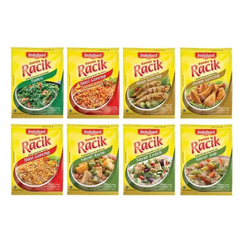 

Indofood Bumbu Masak Instant Racik 1 Renceng Isi 10sacheet