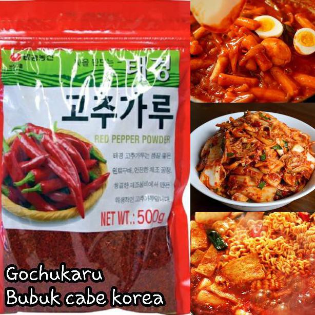 

Dijual Gochugaru / Gochukaru / Bubuk Cabe Korea Import Halal (500G Share) Terlaris