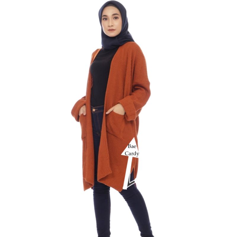 Cardigan atasan wanita Cardigan jumbo XXL premium