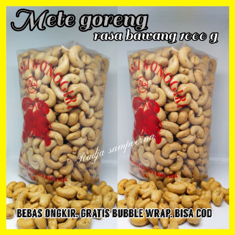 

KACANG MEDE METE CASHEW NUT GORENG BAWANG MURAH TERLARIS 1000g