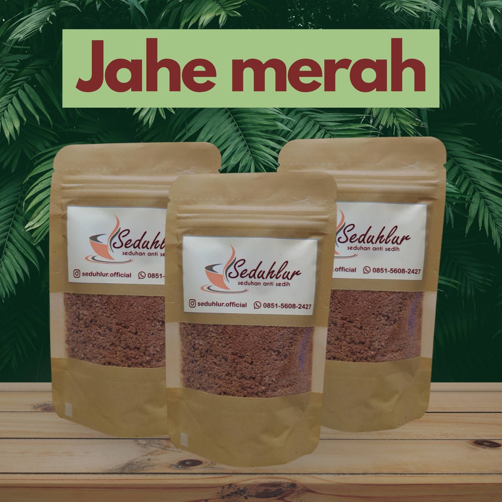 

Jahe merah bubuk 500 gram | SEDUHLUR
