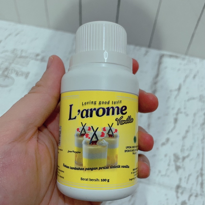 Larome Perisa Vanilla Vanila Pasta Essence Cair 100Gr L'arome