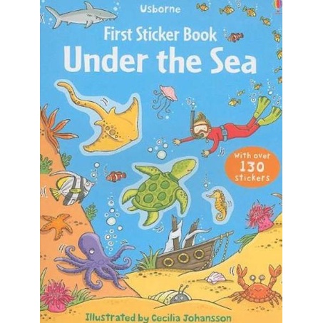 

Usborne Under The Sea First Sticker Book - Buku Stiker Impor Binatang Thebest