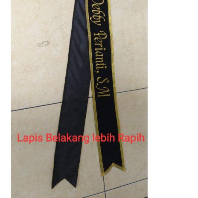 Diskon (det-764) Selempang wisuda Beludru Bordir Bandung EXPRESS, CEPAT,KILAT, Aksesoris wisuda BA