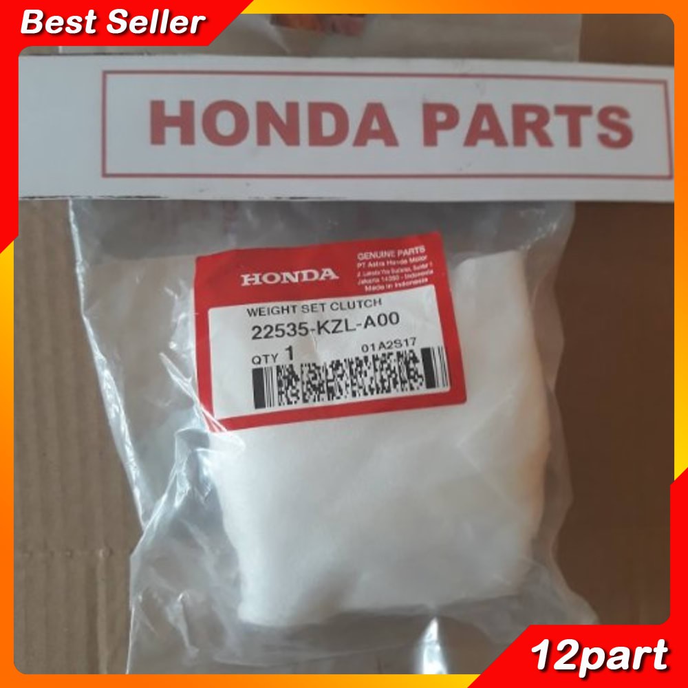 KAMPAS GANDA WEIGHT SET CLUTCH BEAT FI SCOOPY FI VARIO FI TAHUN 2012-2015 ORIGINAL AHM HQ