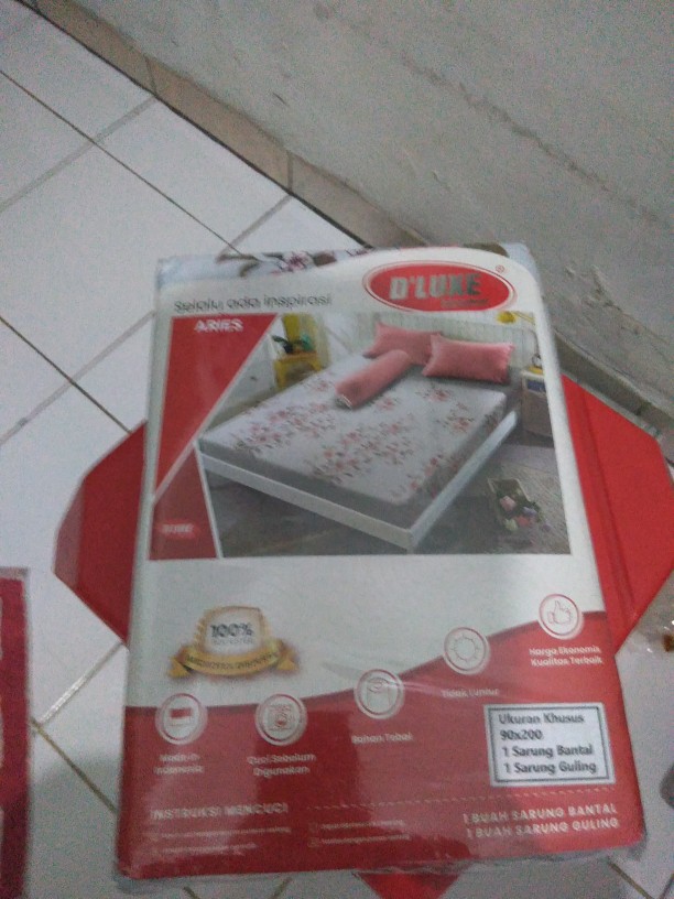 Sprei Extra Single Kintakun Motif Bunga 100x200 / 90x200 / 80x200