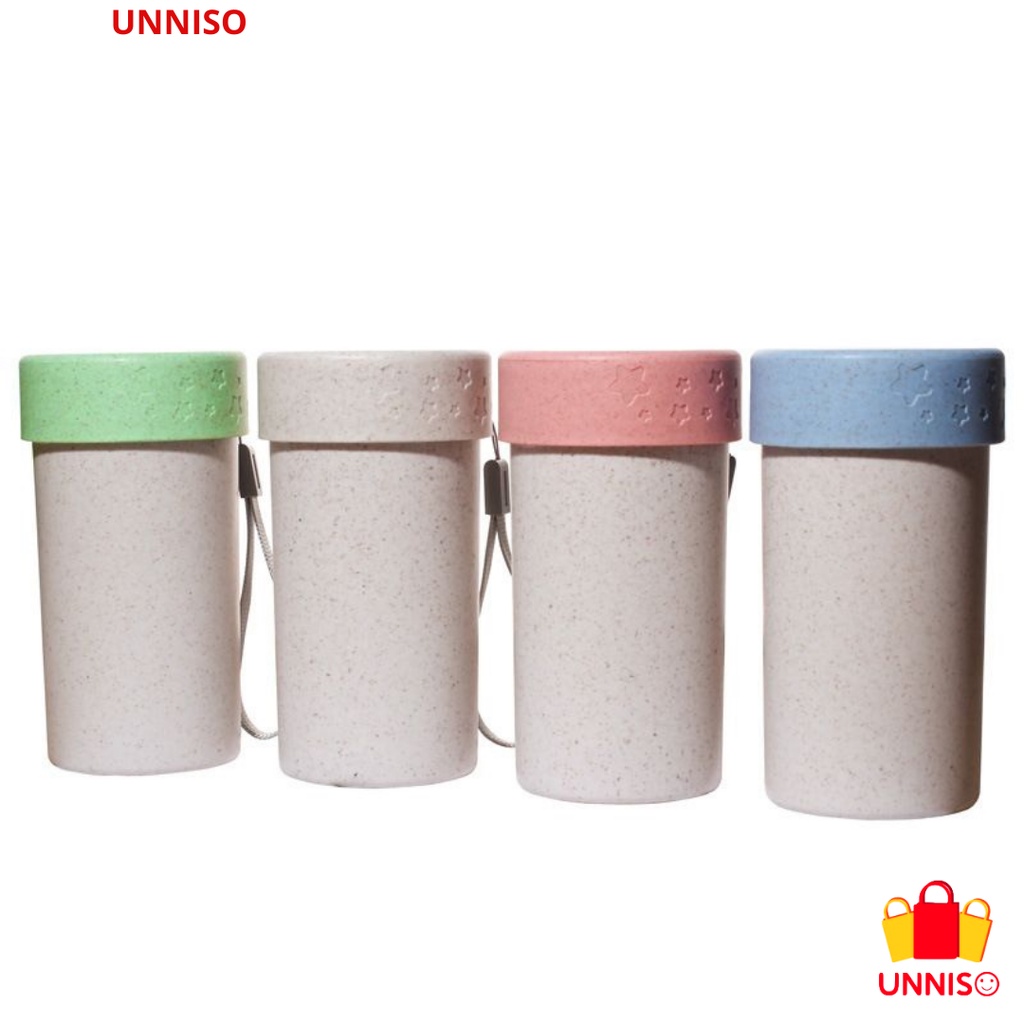 UNNISO - Botol Minum Wheat Straw Mini BM1