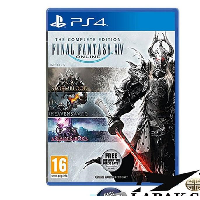 Kaset BD PS4 Final Fantasy XIV 14 Complete Edition Reg 2 Euro Second