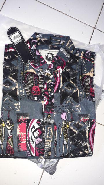 Kemeja Pria Motif Pria Cowok Lengan Pendek Bunga Formal Casual Murah Slimfit All Size M L Xl Bagus