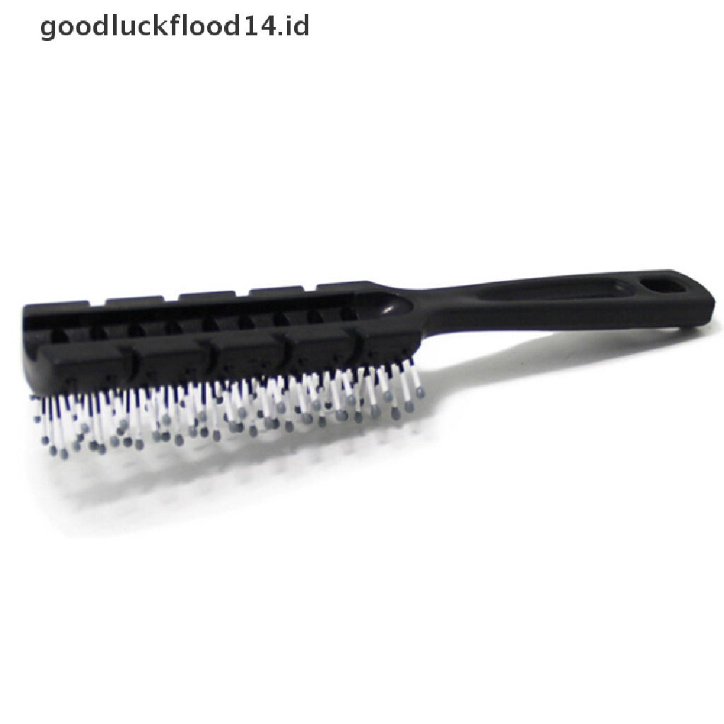 [OOID] 1Pc Fashion Men Hair Brush Ceramic Iron Round Comb Barber Dressing Salon Styling ID