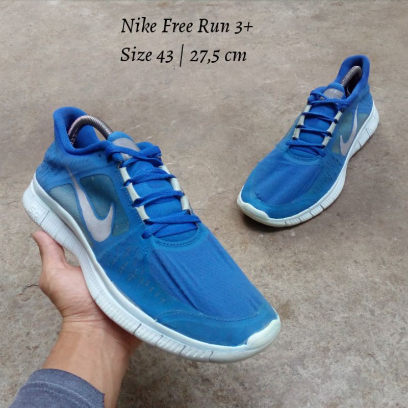 Jual Nike Free Run 3+ . Size 43 ~ 27,5 