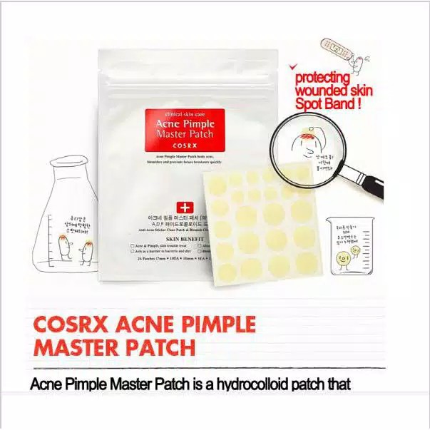 Cosrx Clear Fit Master Patch / Cosrx Acne Pimple Master Patch / Stiker Penutup Jerawat