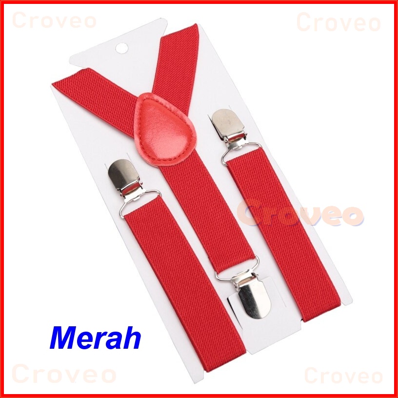 Suspender Bretel ANAK Balita PG TK Playgroup Cowok Kecil Anak2 Cewek Pesta Dasi Kupu Bayi Lucu Bowtie Tali Kodok Jojon Hitam Pria Wanita 2,5 Cm Model Y Batita Garter Anak-anak Ikat Pinggang Grosir Import Elastis Coklat Merah Biru Wisuda Murah Imut