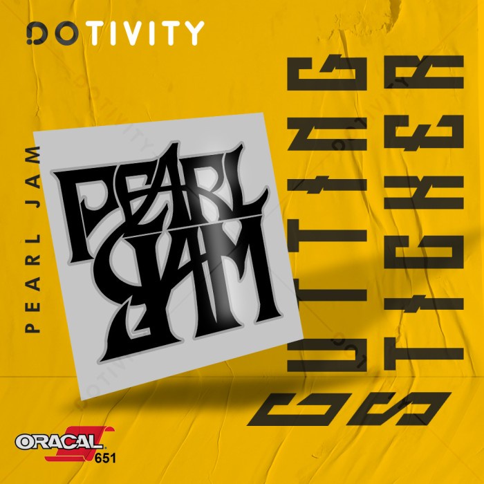 

Cutting Sticker PEARL JAM V2