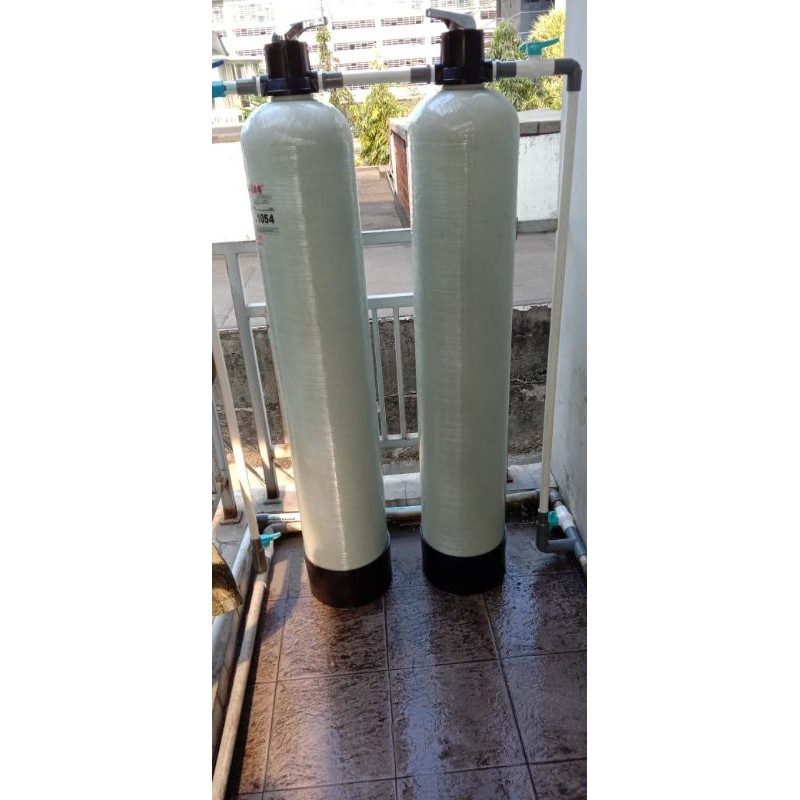 Paket filter double tabung frp 1054 / paket filter dua tabung frp 1054