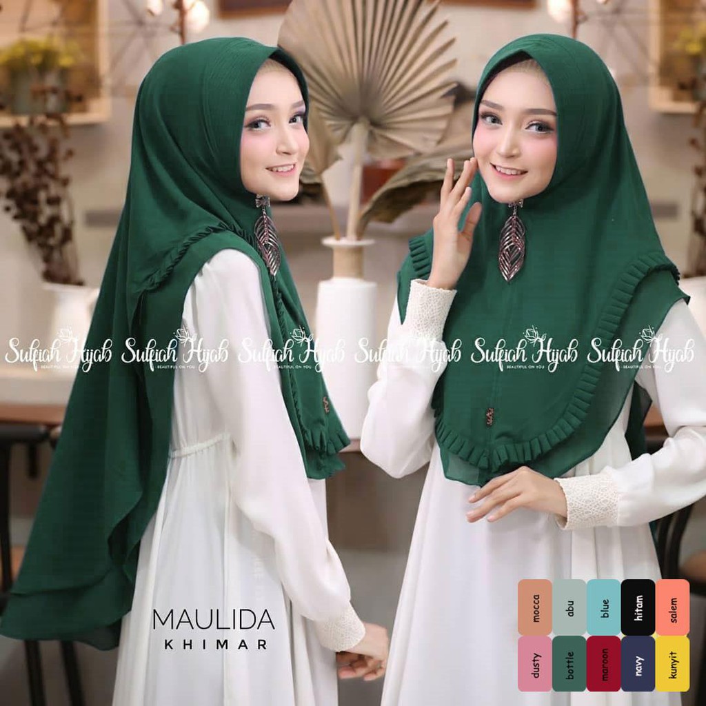 Safaluma Khimar Hijab busana muslim / Hijab penguin / Hijab khimar / Hijab khimar syari