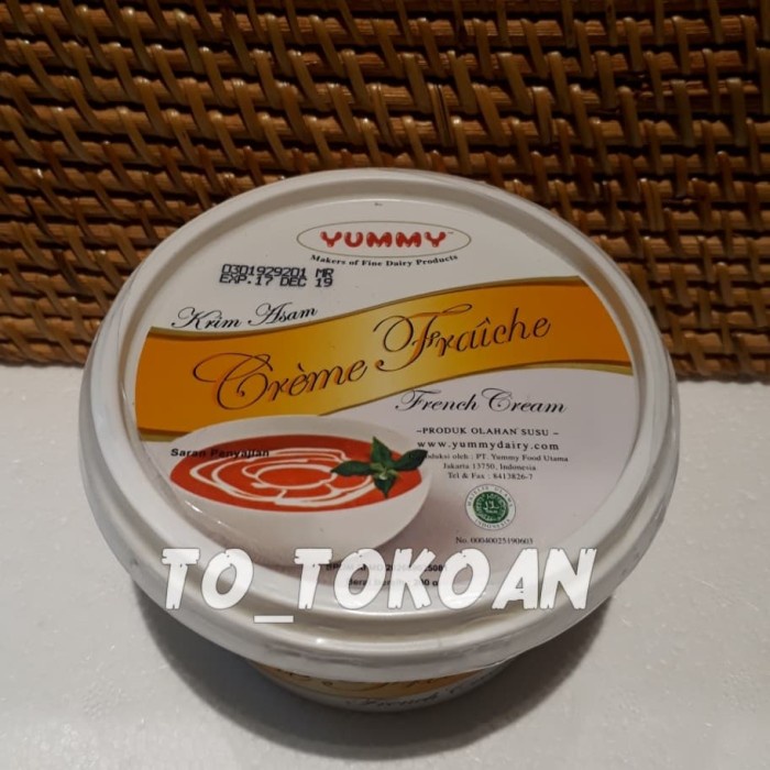 

Krim- Yummy French Cream Creme Fraiche | Krim Asam 200 Gr -Krim.