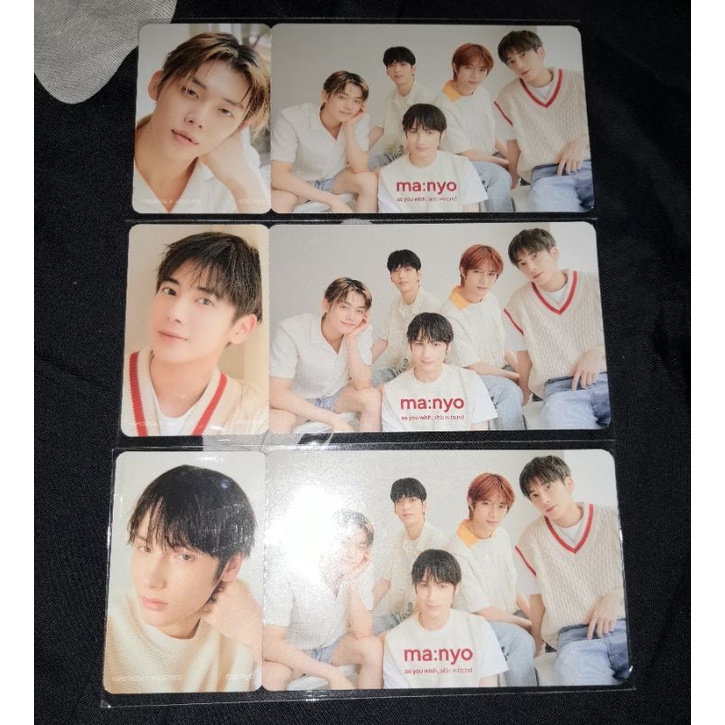 pc postcard manyo txt heuningkai taehyun yeonjun