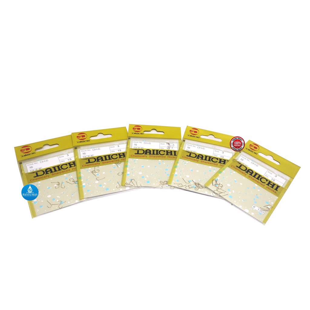 Kail Pancing Daichi DH6 Daiichi Sode Tidak Berlubang dan Tajam BA035030