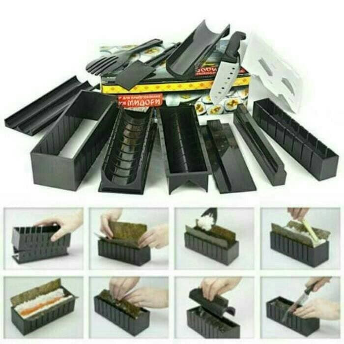 

SUSHI MAKER 10 IN 1 ALAT PEMBUAT CETAKAN SUSHI TINGGAL POTONG BAGUS