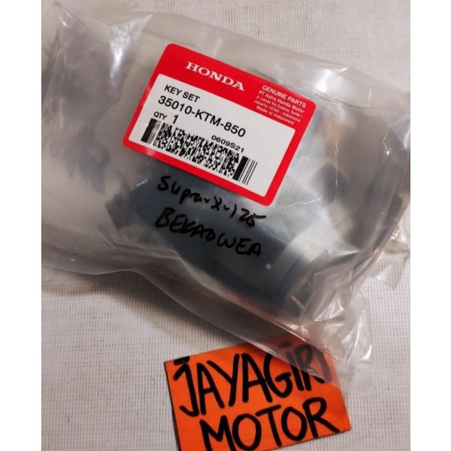 Kunci Kontak Supra X 125 Honda 35010-KTM-850 KeySet Key Set KTM Lock Main Switch Motor Assy Komplit 