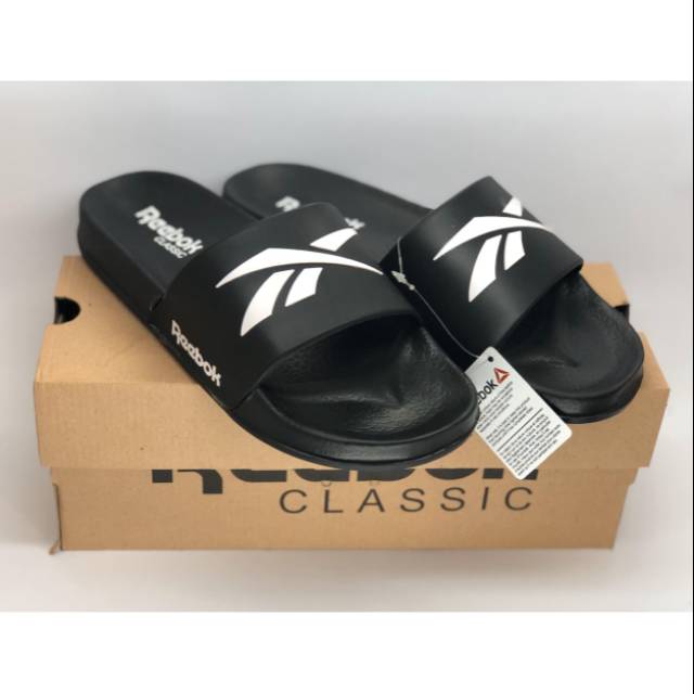 PROMO SANDAL SLIDE PRIA REEBOK SANDAL SLIPON PRIA ORIGINAL TERMURAH SANDAL CASUAL SANTAI TERLARIS