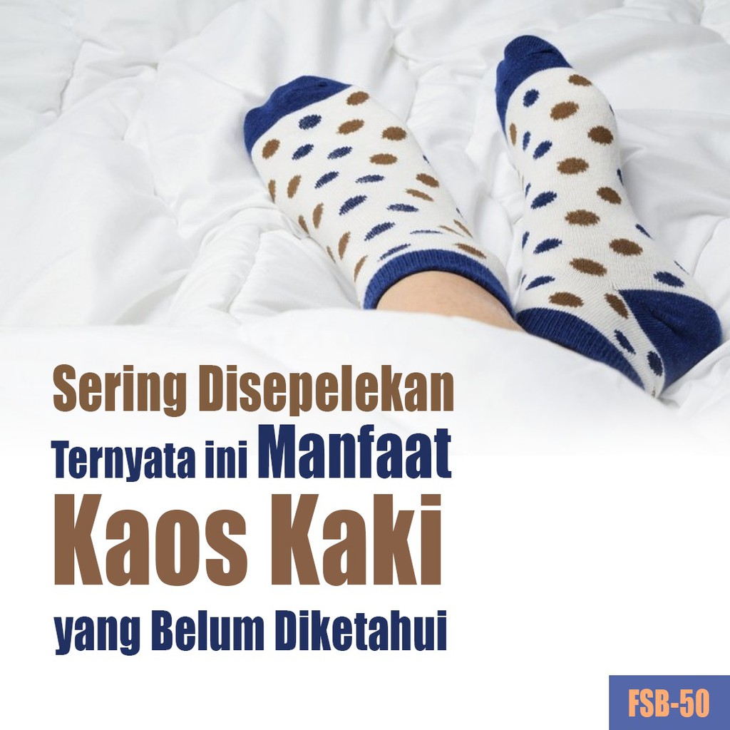 KAOS KAKI DEWASA socks angkle motif bahan anti melar