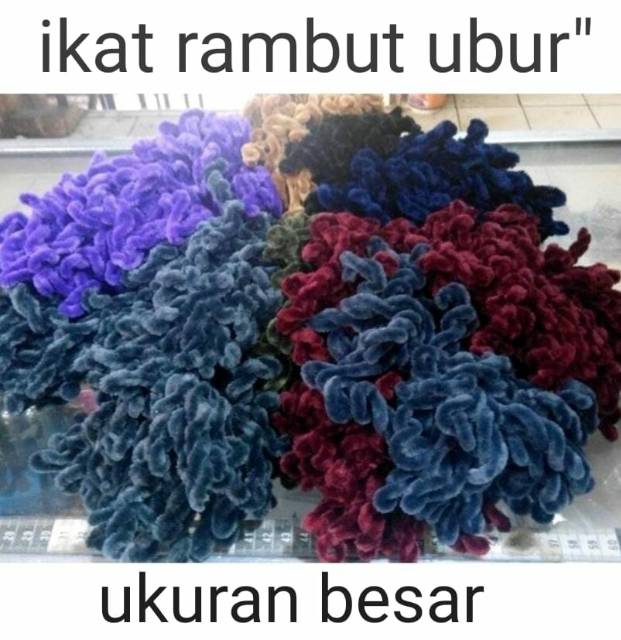 Ikat Rambut Ubur Ubur Ukuran Besar Untuk Jepol Hijab