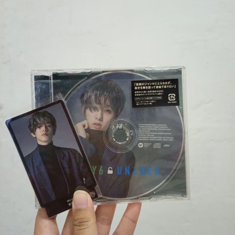 DVD DAY6 JAPAN ALBUM UNLOCK COVER JAE + PC JAE