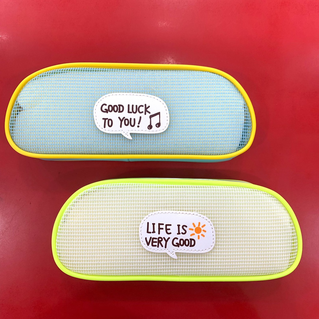 

TEMPAT PENSIL // KOTAK PENSIL 1 RESLETING BD-657-A JARING XIAOLINGJING WORD COLOR MIX