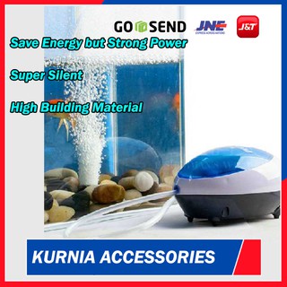 Pompa Aerator Akuarium Pompa Gelembung Udara Aquarium Ikan 1.5W