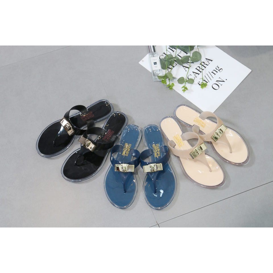 SEPATU WANITA-SEPATU IMPORT-Sandal Salvatore Ferragamo Jelly 312