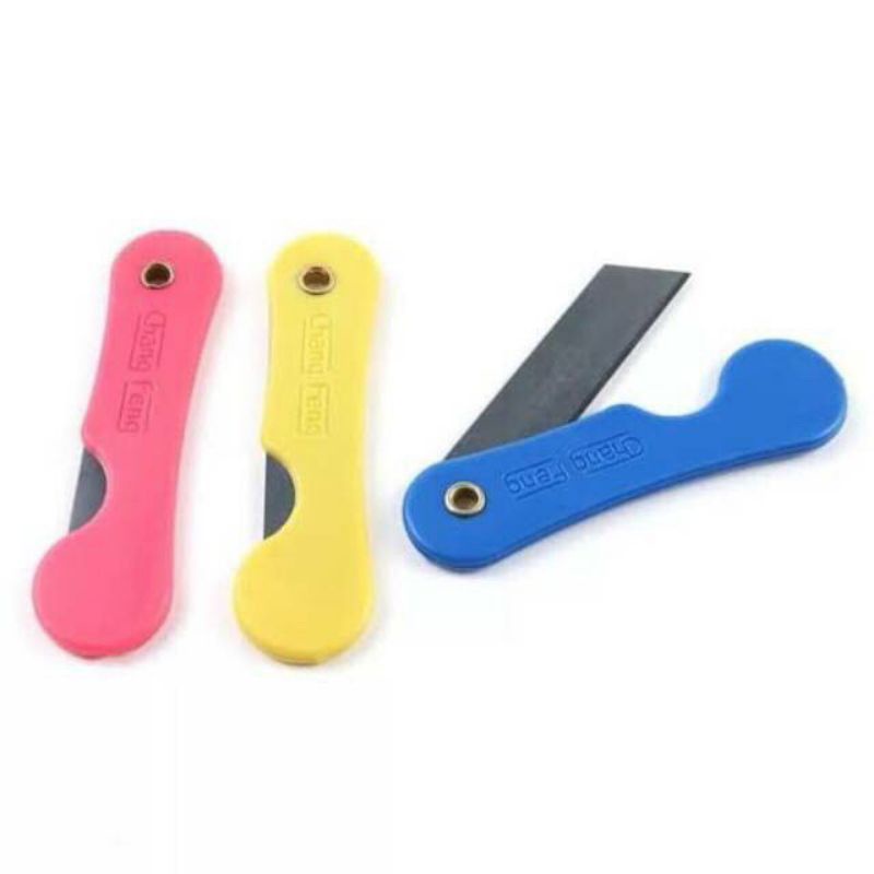 

[COD]✅Pisau Cutter lipat serbaguna,Cutter mini termurah