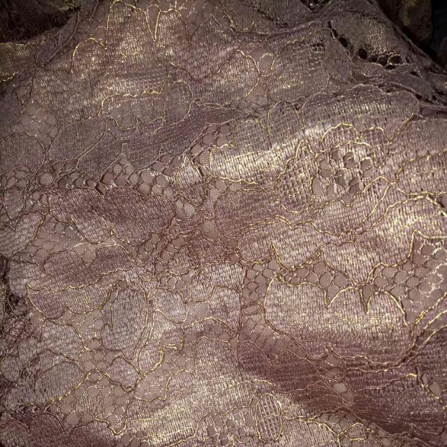 Setelan Pinkan Foil Dusty Nude Tanpa Glitter